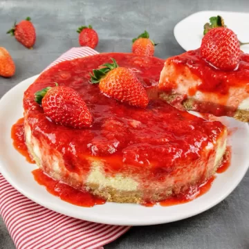 Cheesecake com iogurte natural