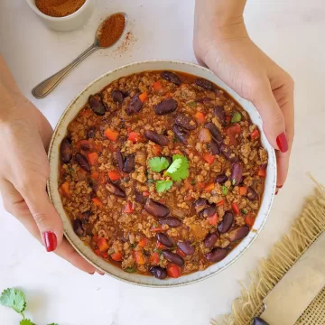 Chilli com carne moída