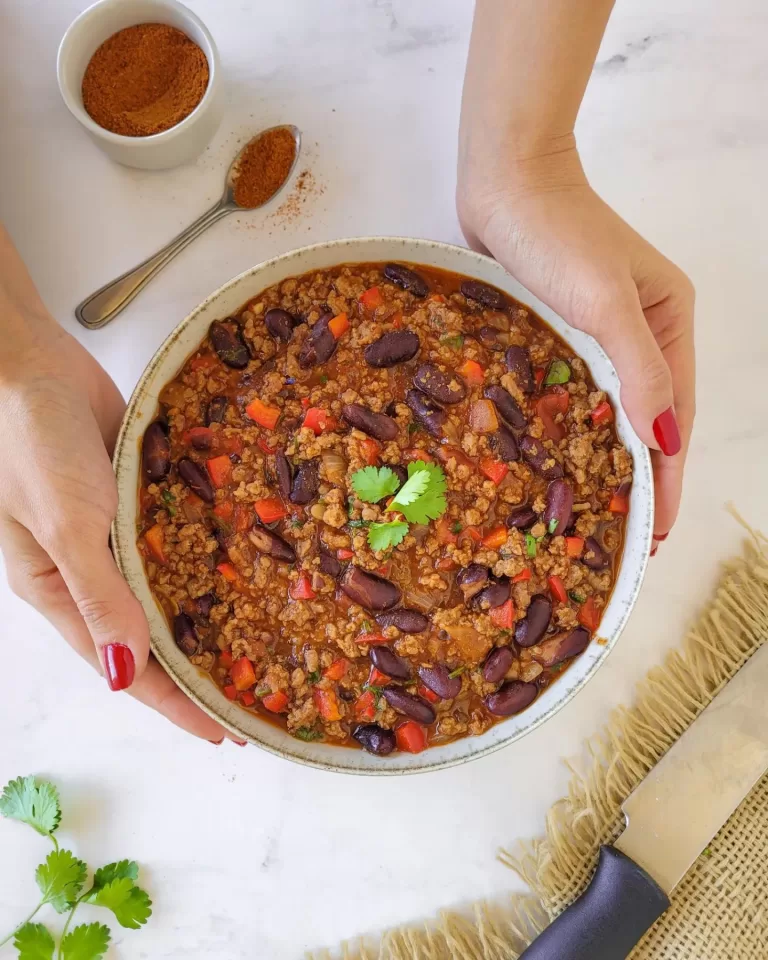Receita de Chilli com carne moída
