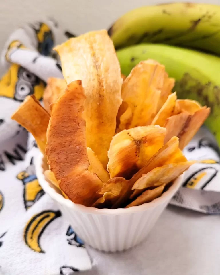 Receita de Chips de banana-verde