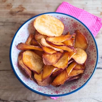 Chips de batata-doce com páprica