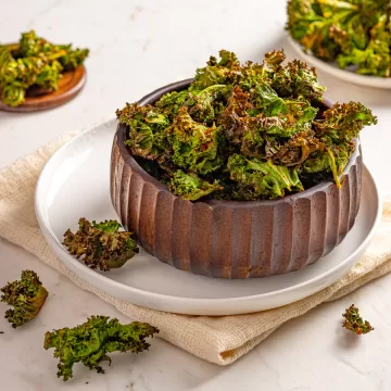 Chips de couve kale