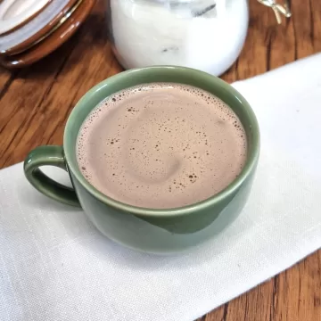 Chocolate quente com café