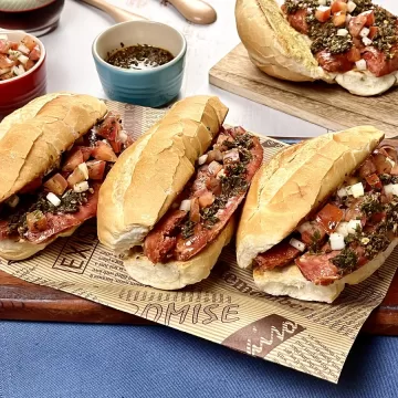 Choripan argentino