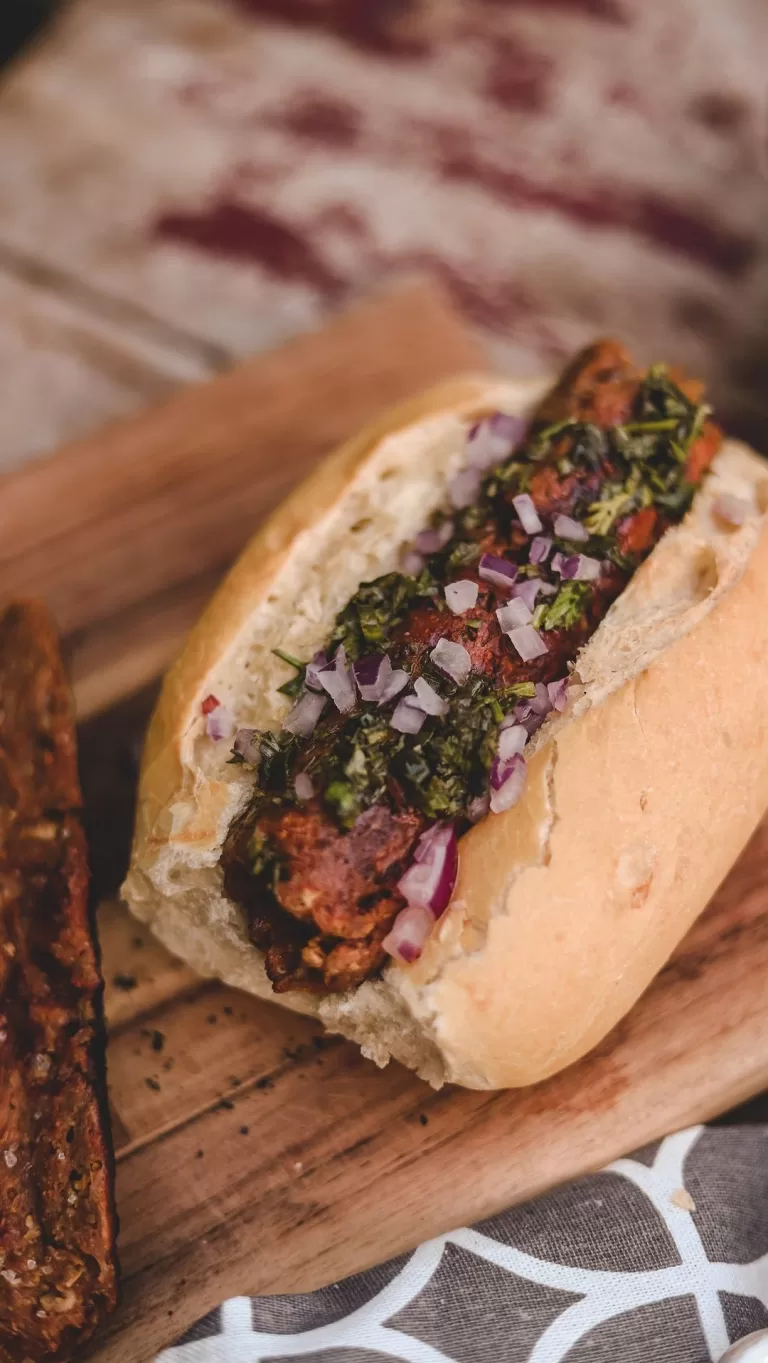 Receita de Choripan de seitan