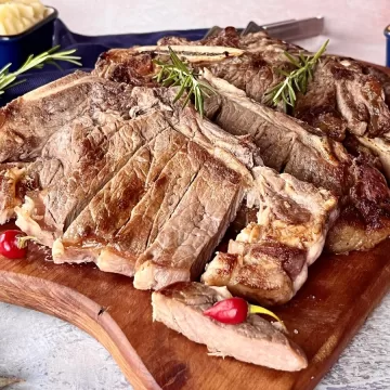 Chuleta na frigideira