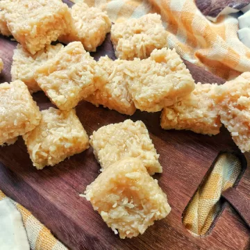 Cocada de leite condensado
