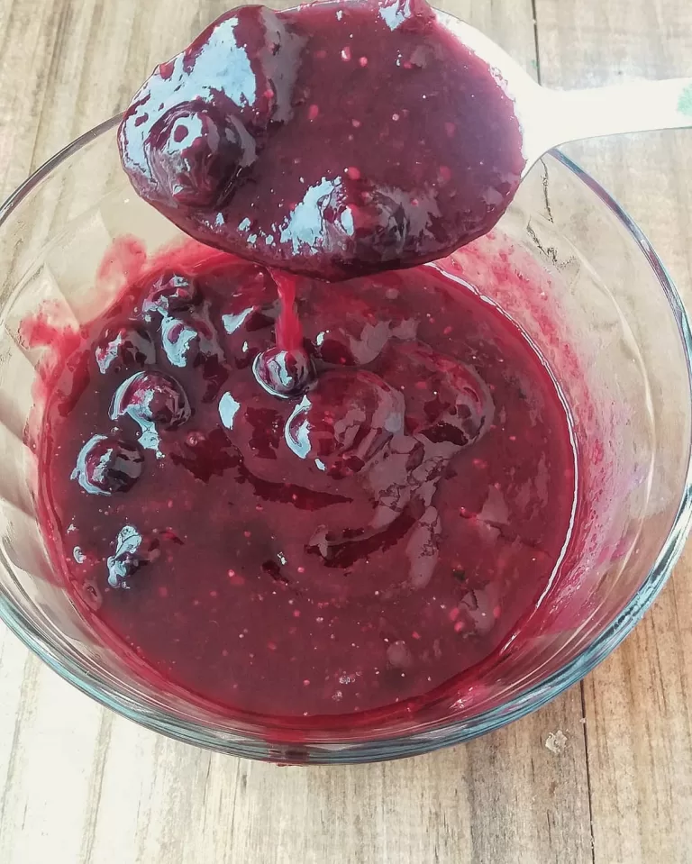 Receita de Compota de frutas vermelhas