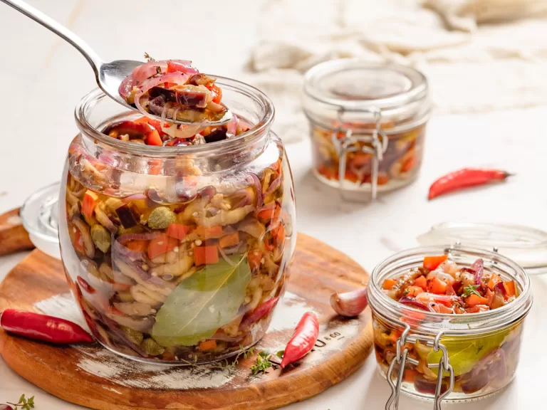 Receita de Conserva de berinjela