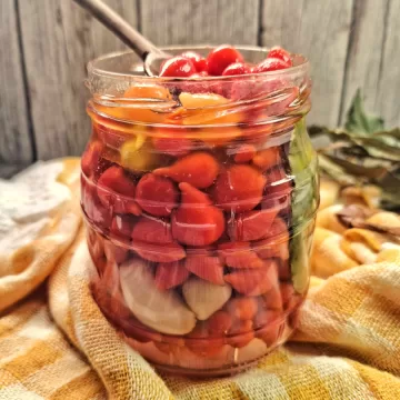 Conserva de pimenta biquinho com azeite e vinagre
