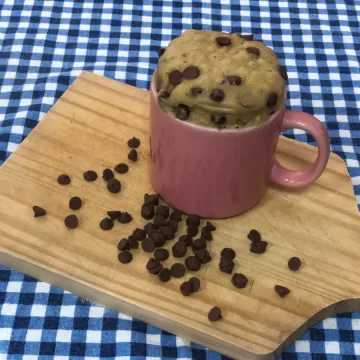 Cookie de caneca fácil