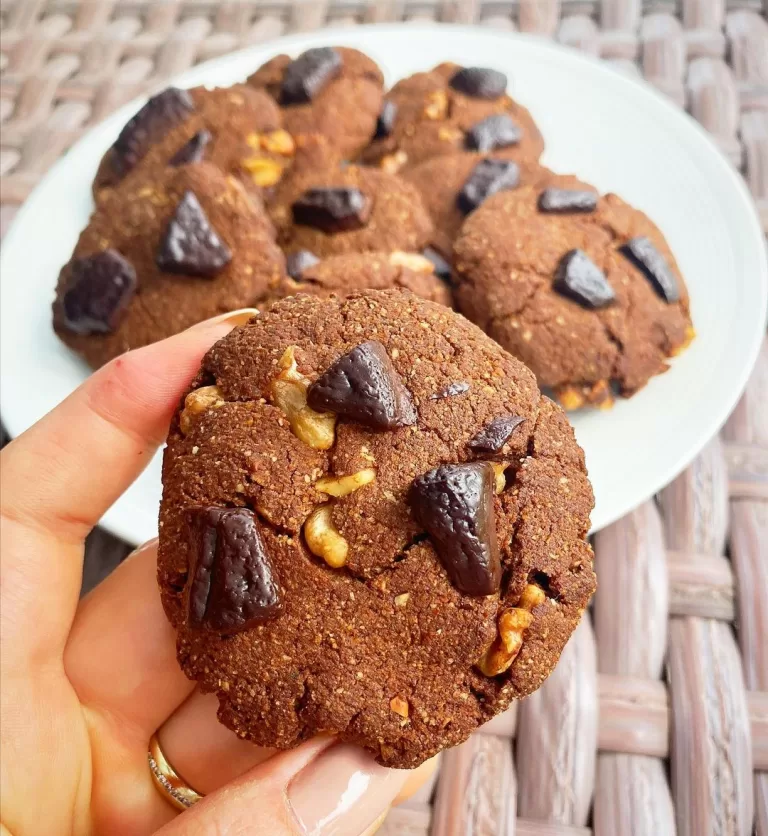 Receita de Cookie de chocolate com flor de sal