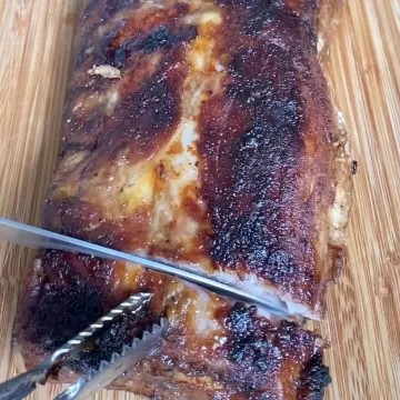 Costelinha assada com shoyu
