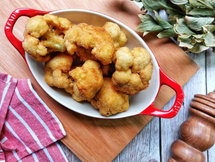 Couve-flor à milanesa