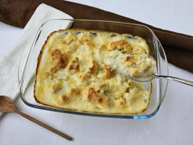 Receita de Couve-flor gratinada
