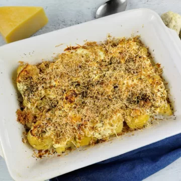 Couve-flor gratinada light