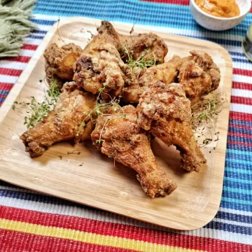 Coxinha da asa na airfryer