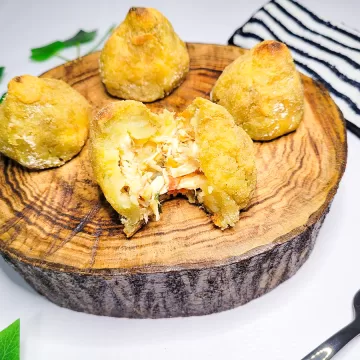 Coxinha de batata-doce fit
