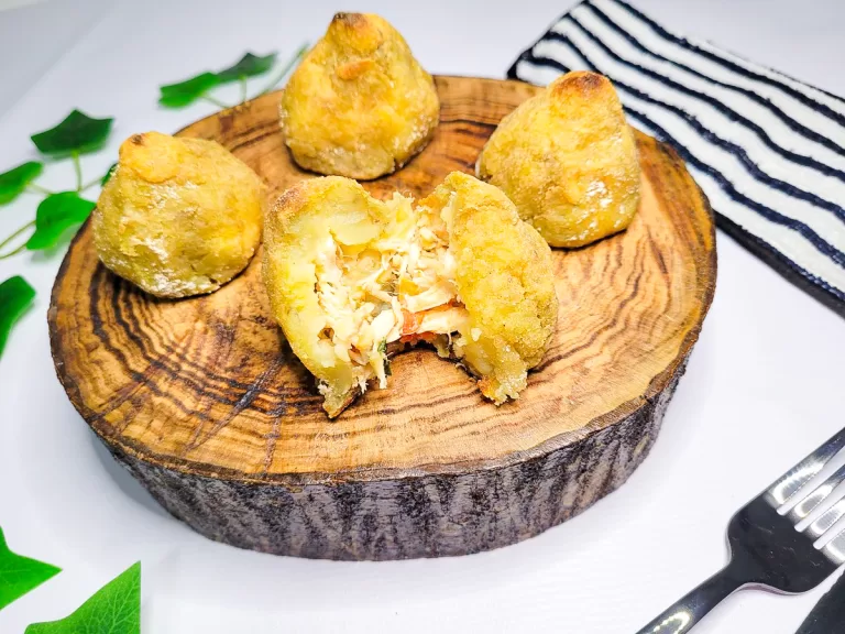 Receita de Coxinha de batata-doce fit