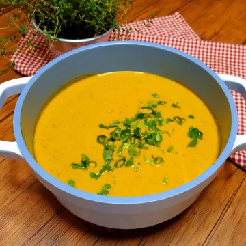 Creme de abóbora com especiarias