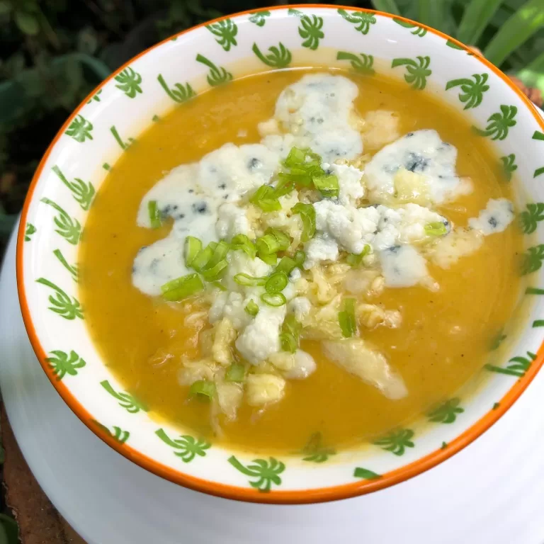 Receita de Creme de abóbora com queijo