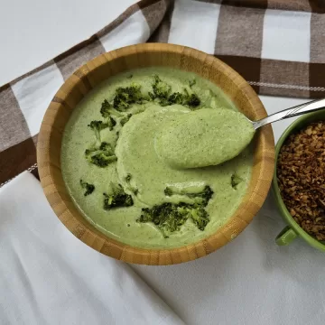Creme de brócolis simples