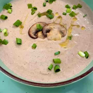 Creme de cogumelos