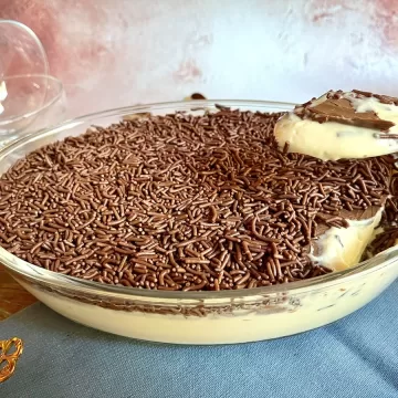 Creme de cupuaçu com chocolate
