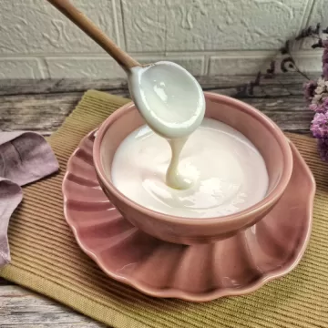 Creme de leite caseiro com leite em pó