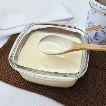 Creme de leite caseiro fit