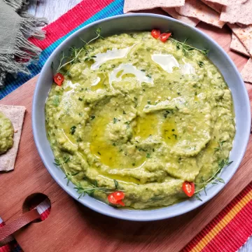 Creme salgado de abacate