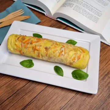 Crepioca de frango com requeijão