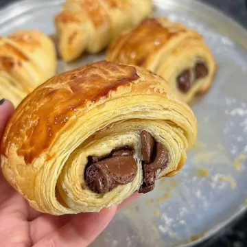 Croissant de chocolate