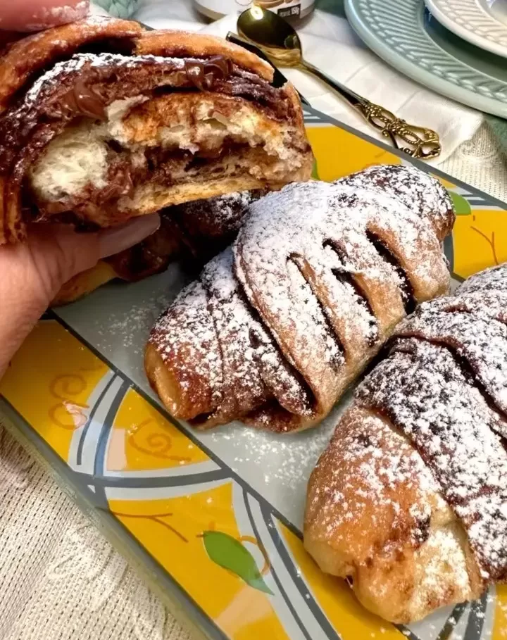 Receita de Croissant de Nutella