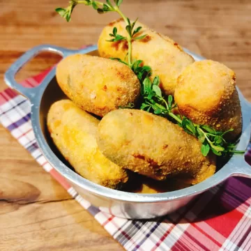 Croquete de calabresa fácil