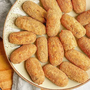 Croquete de carne de soja