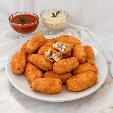 Croquete de mortadela