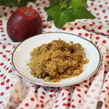 Crumble de maçã simples