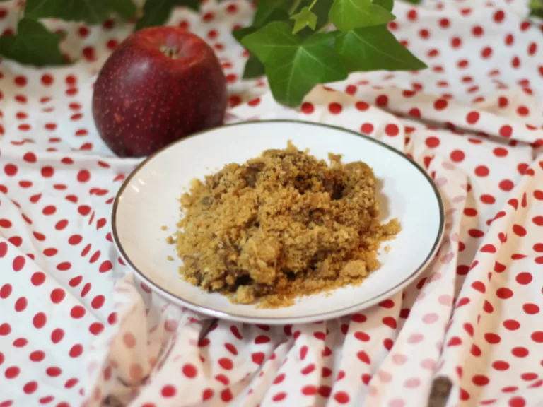 Receita de Crumble de maçã simples