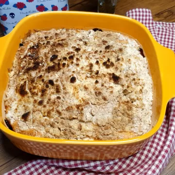 Cuca de uva fácil e rápida
