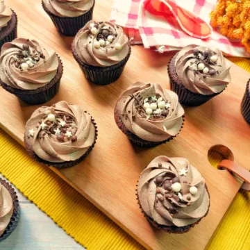Cupcake de chocolate