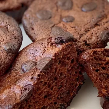 Cupcake de chocolate fit