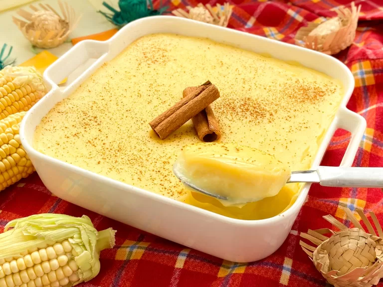 Receita de Curau de milho verde tradicional