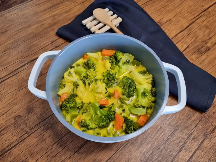 Receita de Curry de legumes fácil