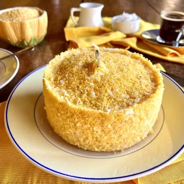 Cuscuz com leite de coco
