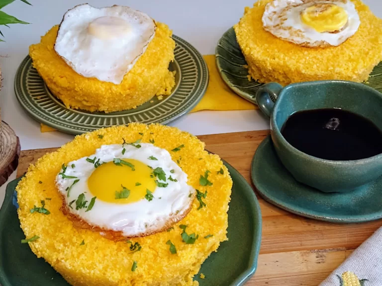 Receita de Cuscuz com ovo fácil