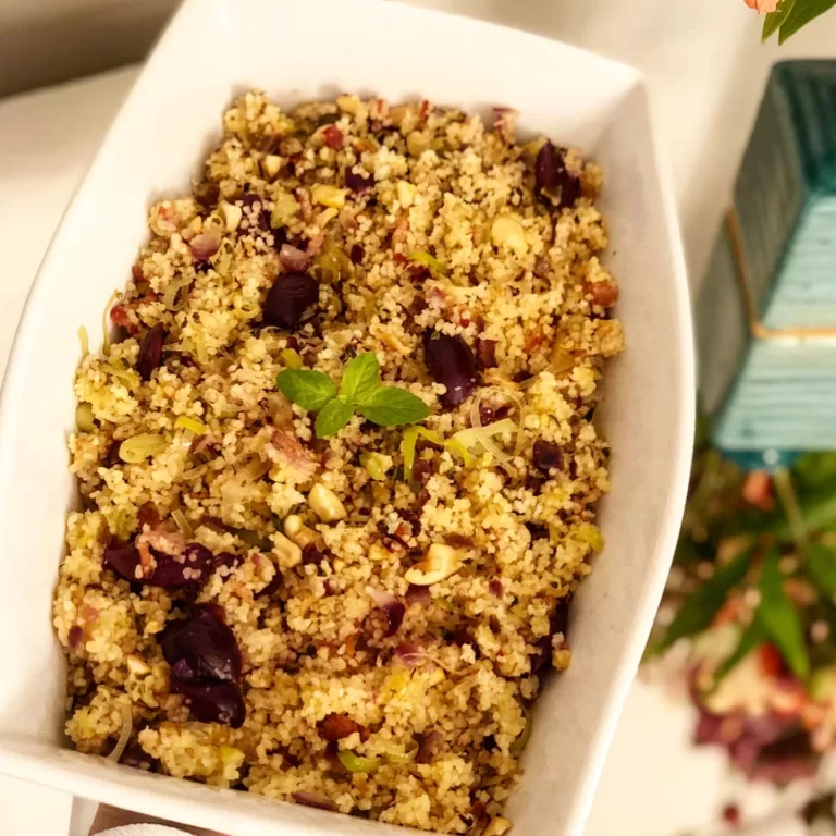 Receita de Cuscuz marroquino com banana