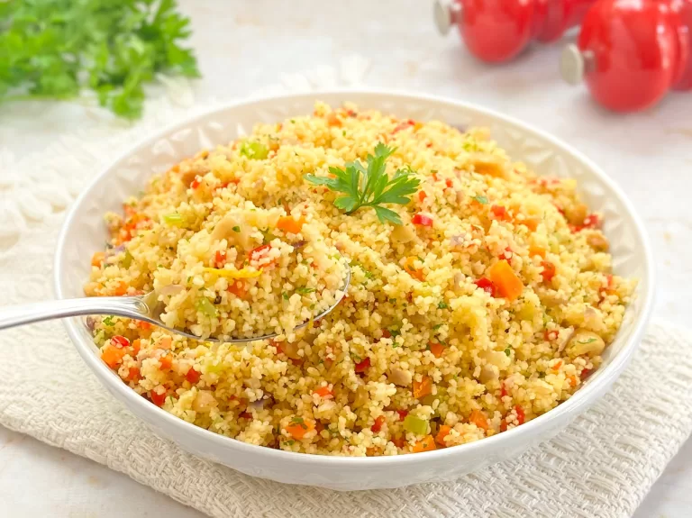 Receita de Cuscuz marroquino com legumes e castanha