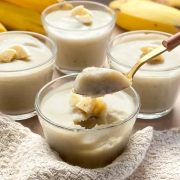 Danoninho de inhame e banana