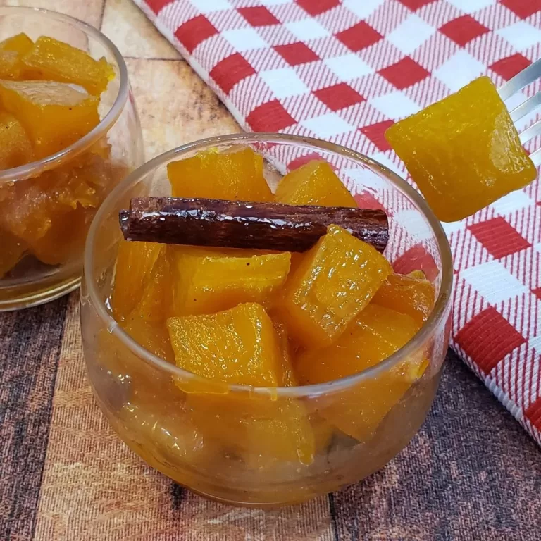 Receita de Doce de abóbora em calda